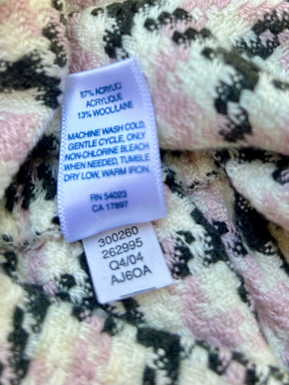 Infant /Baby - Old Navy Pink, White & Black Plaid Tweed Skirt - Picture 4 of 4